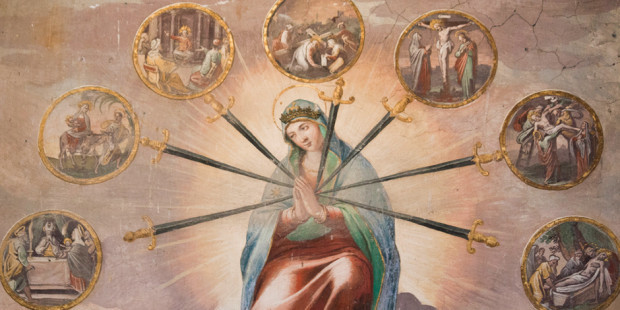 Como rezar a Coroa de Nossa Senhora das Dores